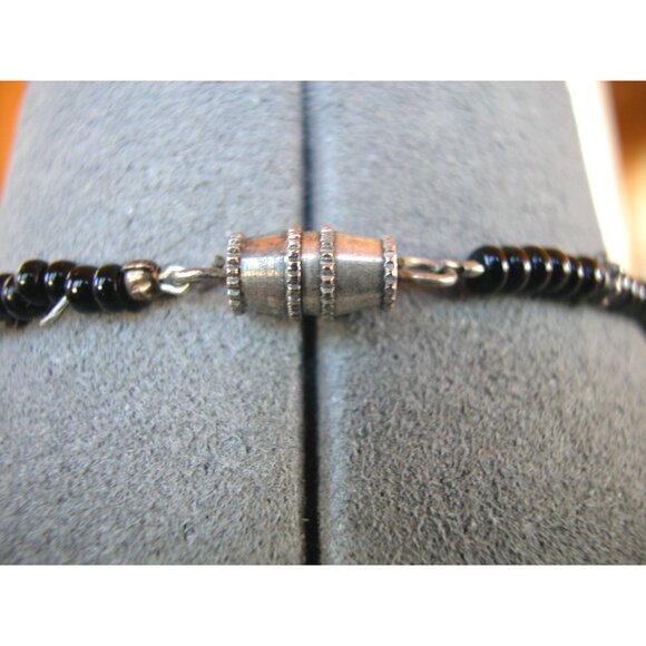 Handmade Lampwork Glass Beaded Necklace 17' - Picture 5 of 5